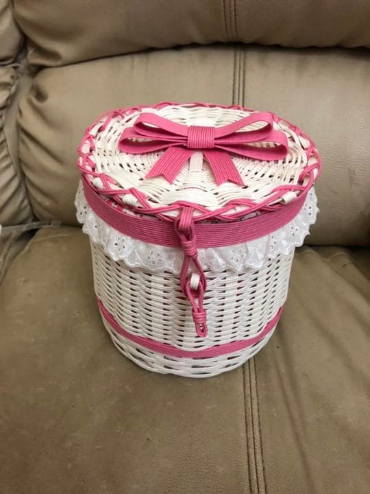 フミ様　オーダーカゴ完成品