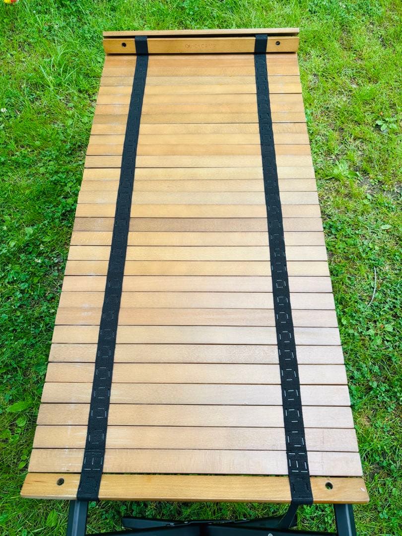 QUICK CAMP クイックキャンプ ウッドロールテーブル QC-WTX120