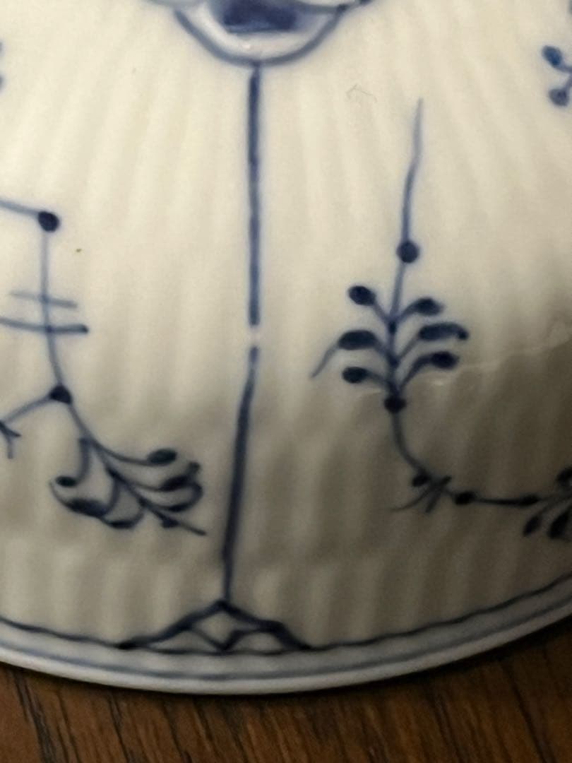 ロイヤルコペンハーゲン ハーフレース　ドーム型バターディッシュ　レア