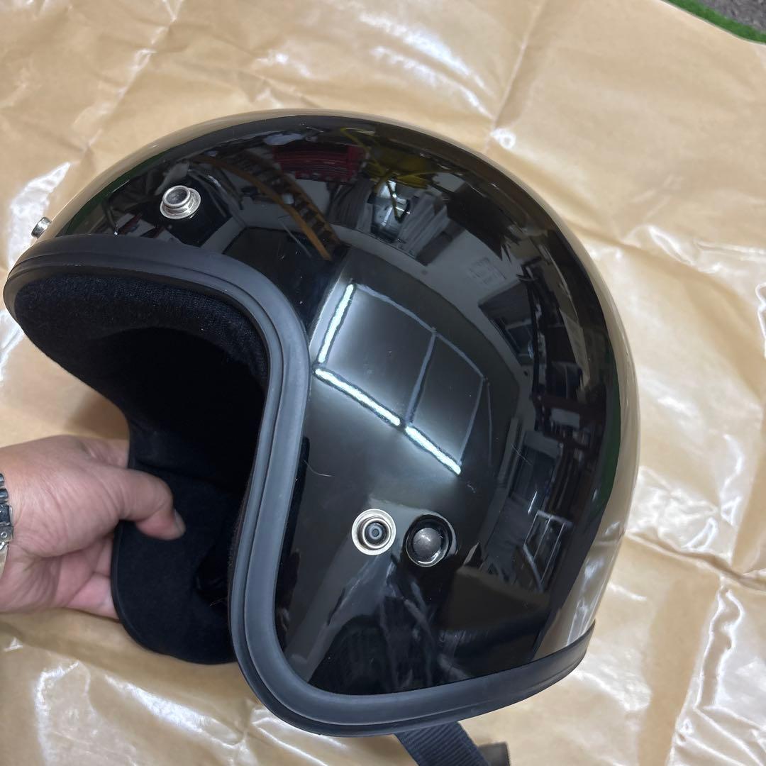 ジェットヘルメット ブラック