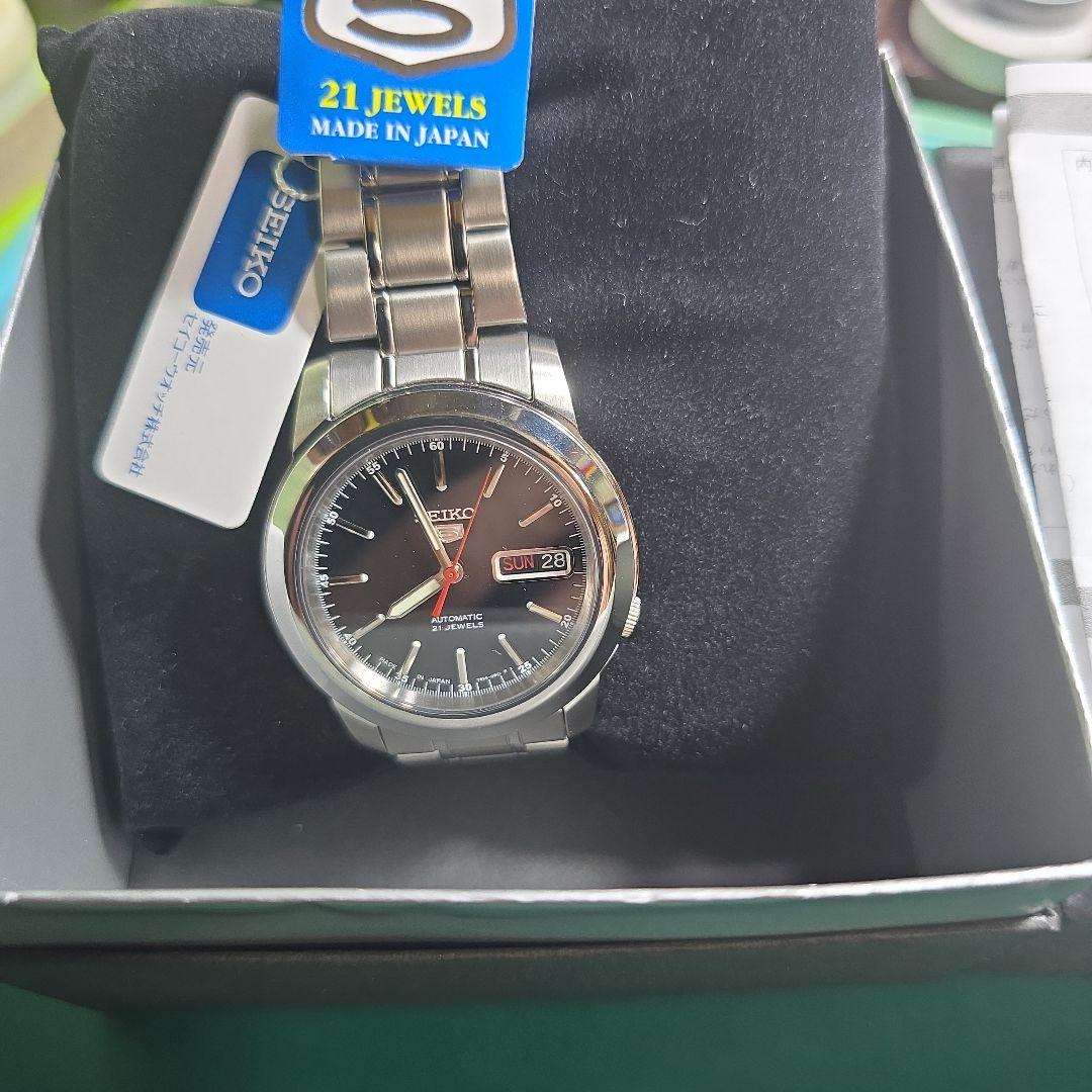 新品、SEIKO ５ ７Ｓ２６ 自動巻き腕時計 21 JEWELSです。