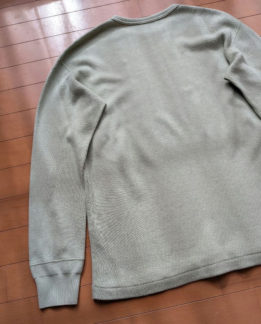 オーラリー　ライトサーマル　ロンT　プルオーバー　カットソー