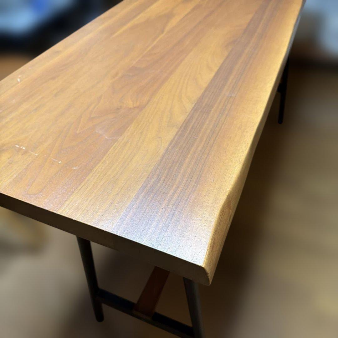 [1/4] ナガノインテリア　カウンターテーブル　イス3脚　ウレタン　幅1800