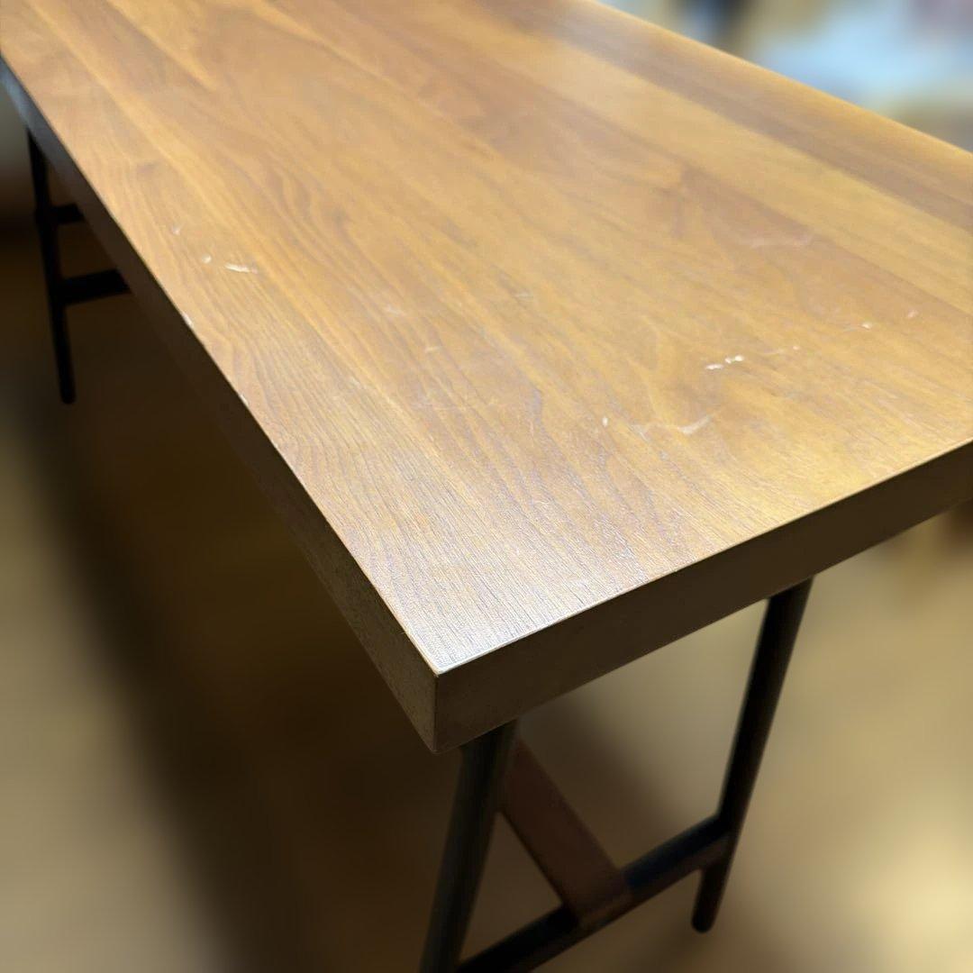 [1/4] ナガノインテリア　カウンターテーブル　イス3脚　ウレタン　幅1800