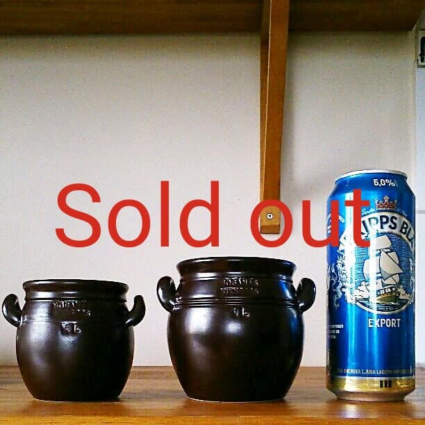 HOGANAS KERAMIK✺ポット2点セット