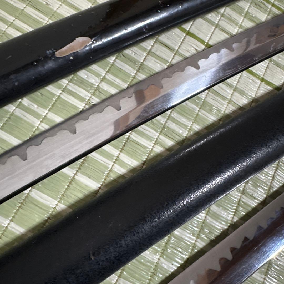 模造刀　模擬刀　武士　侍　伝統工芸　剣　ソード　太刀　　2本　小太刀2本　鍔