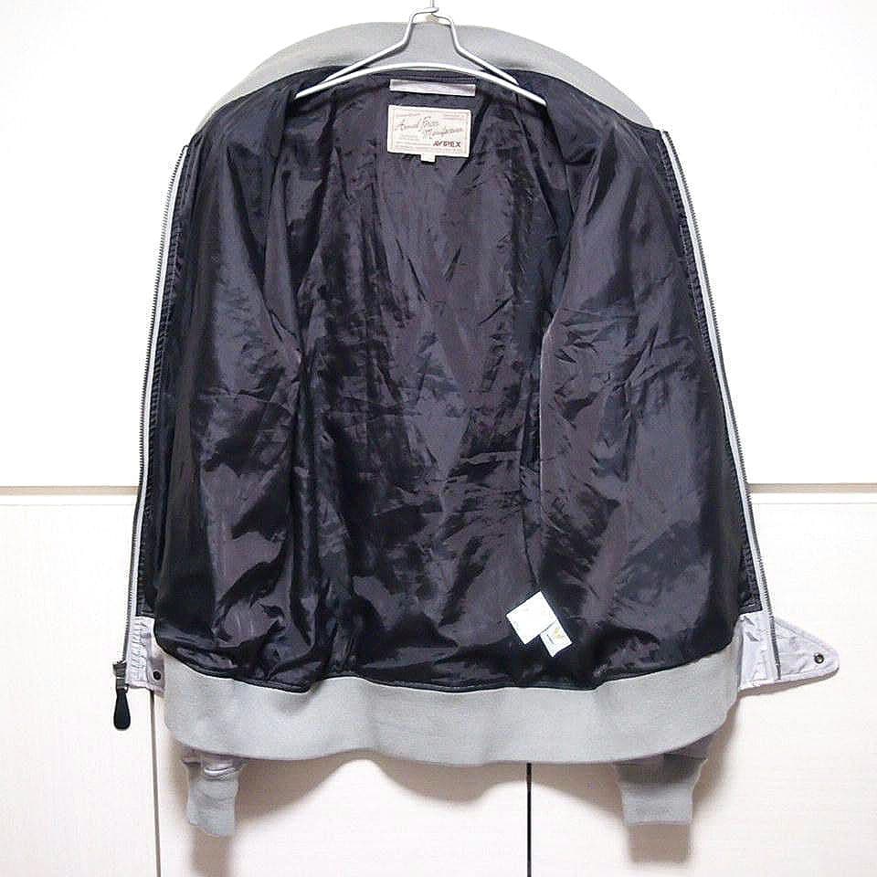 希少2XL★AVIREX　70周年　L-2B　フライトジャケット　シルバーグレー