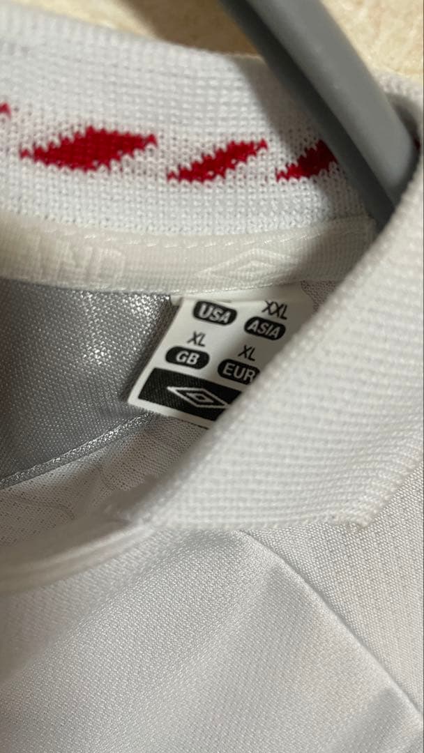 【正規品】06W杯 ベッカム 長袖 海外XL 新品タグ付 ホーム イングランド