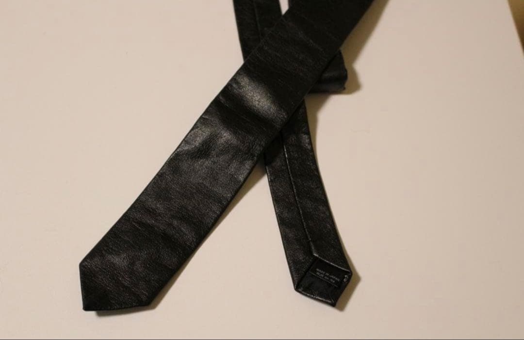 【未使用新品】wjk レザーネクタイ(定価1.5万円)