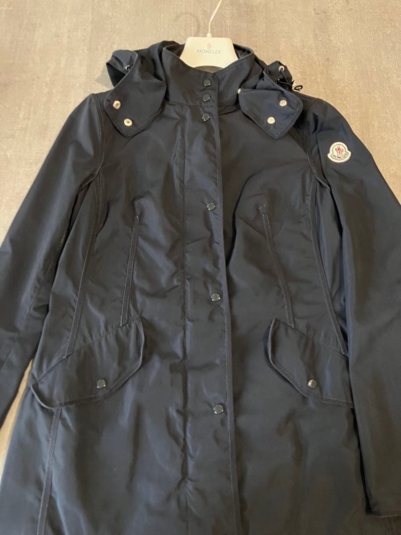 Moncler モンクレール 人気ナイロンコートArgelia 紺　サイズ2