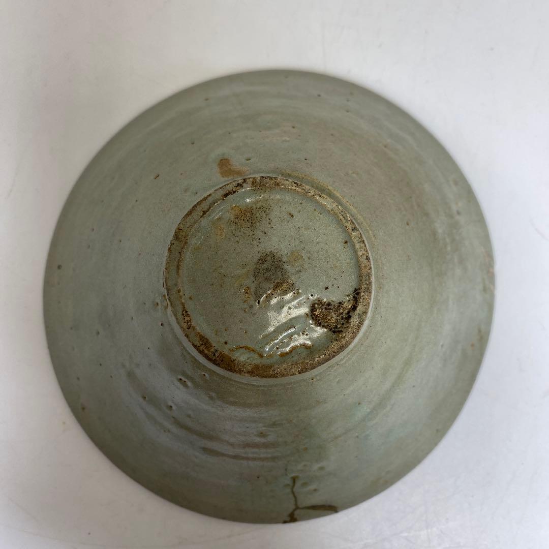 16世紀　高麗青磁茶碗　タサオ　口径15.5㎝　東里8-0130②