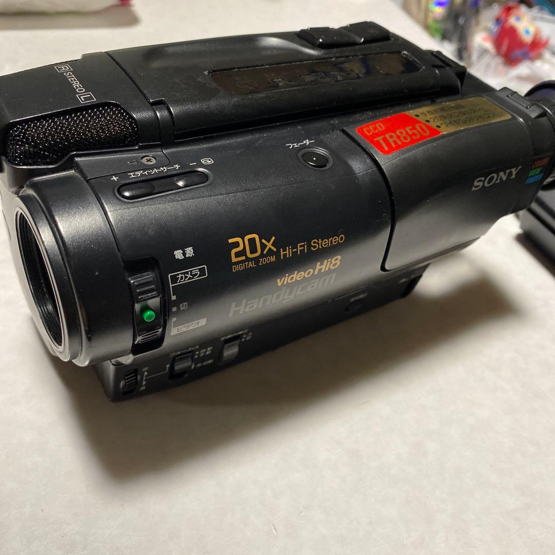 動作品　SONY VideoHi8 HANDYCAM CCD-TR850 ⑦