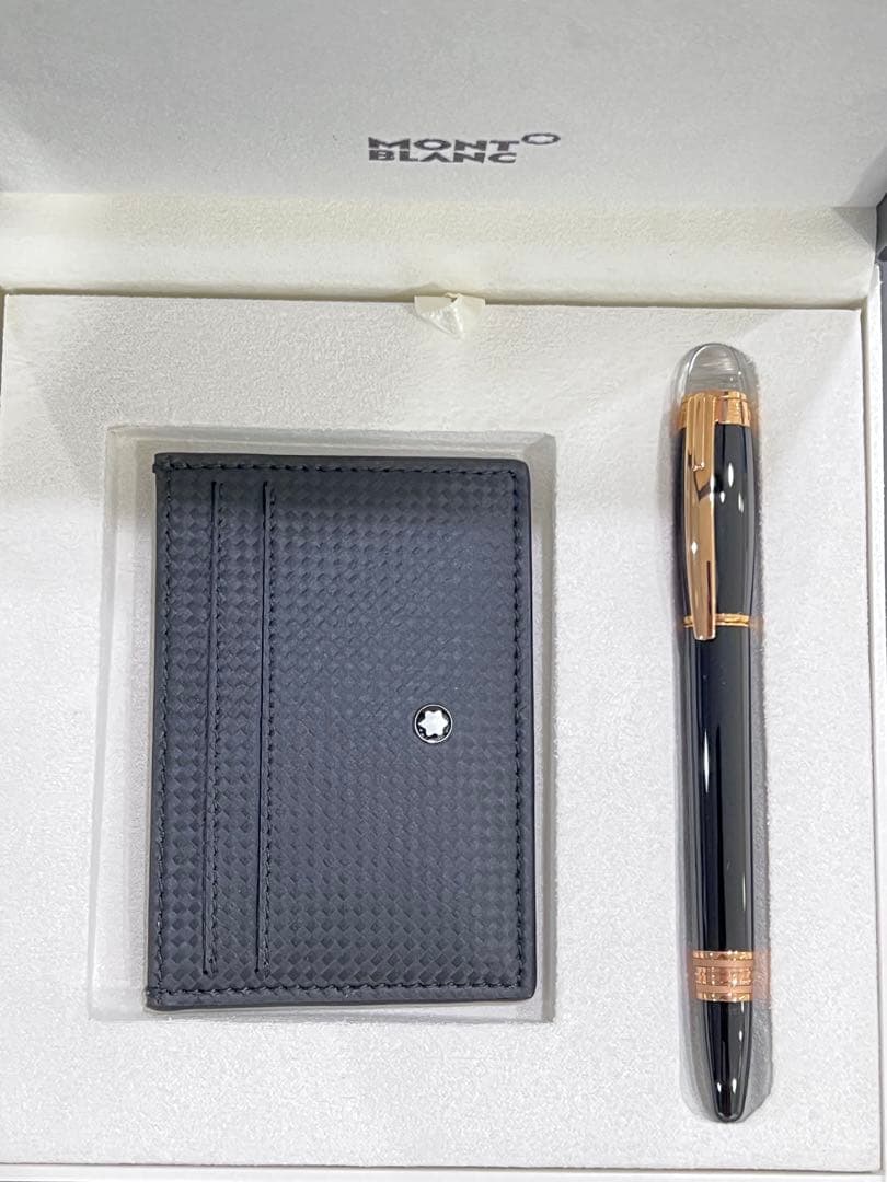 ブラックフライデーセール中！！【新品極美品】モンブラン　ボールペン　カードケース