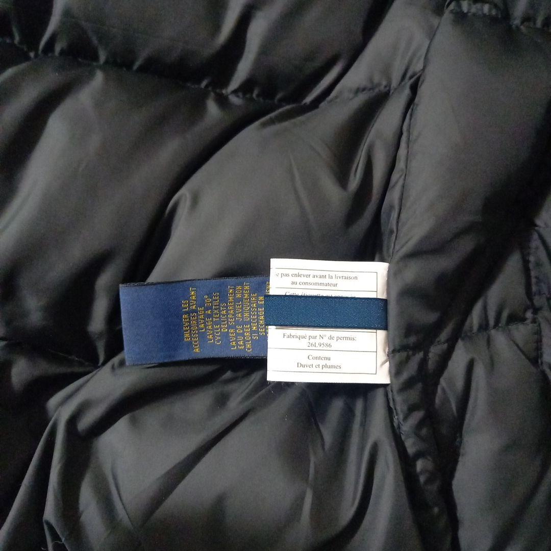 ポロ・ラルフ・ローレン フード付きダウンジャケット ブラック