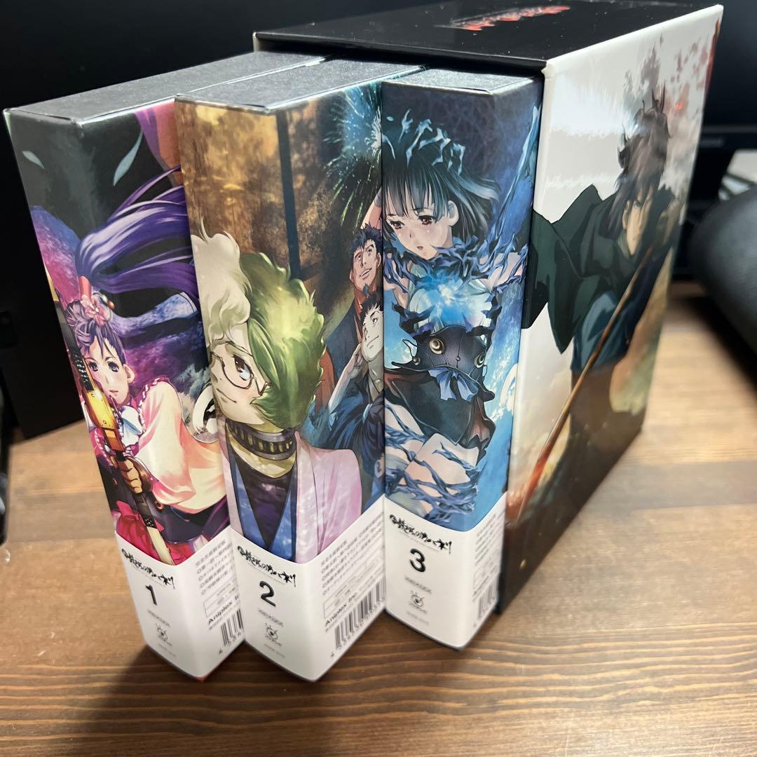 甲鉄城のカバネリ完全生産限定盤DVD1〜3巻　全巻収納BOX付き