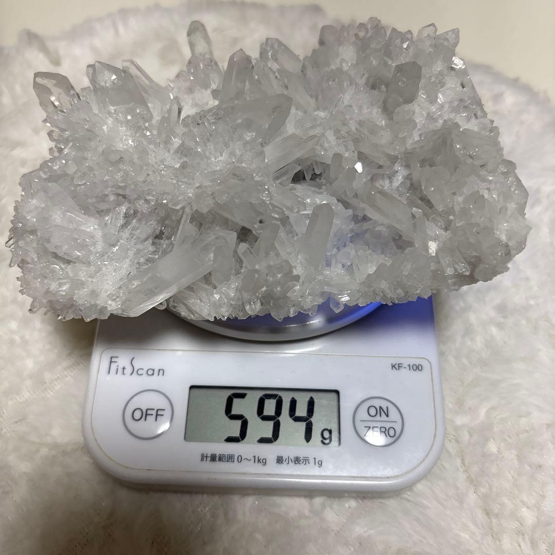 水晶クラスター　菊花水晶　ブレスレット浄化　天然石　置物