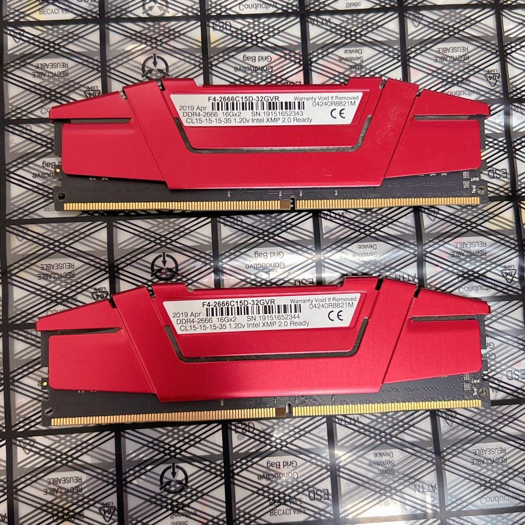 G.SKILL DDR4-2666 32GB (16GB×2) CL15