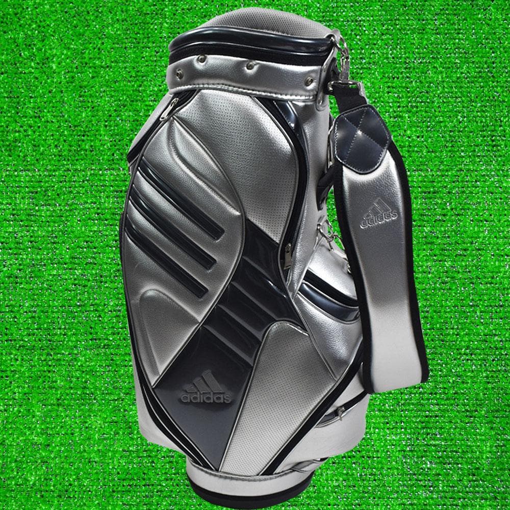 adidas アディダス キャディーバック９.５型【シルバー】新品！