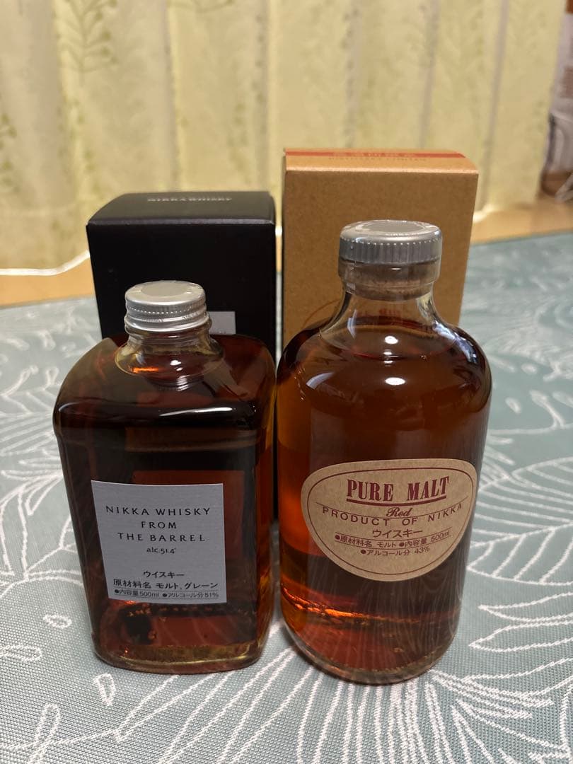 ニッカウイスキー　フロムザバレル/ピュアモルトレッド【セット売り・箱付き】