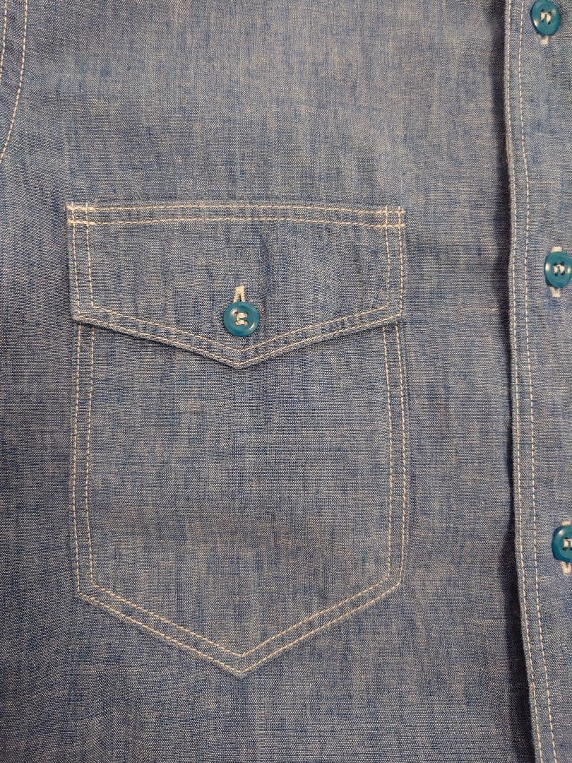 THE REAL McCOY'S 長袖シャンブレーシャツ