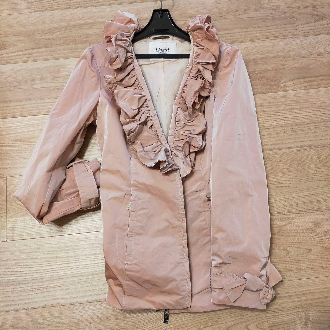 ブルーガール　ブルマリン　フリル　ジャケット　ガーリーピンク