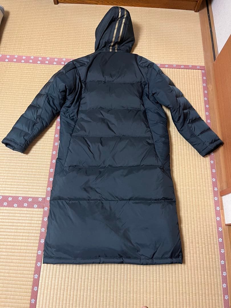 Mizuno ダウンコート 黒 フード付き