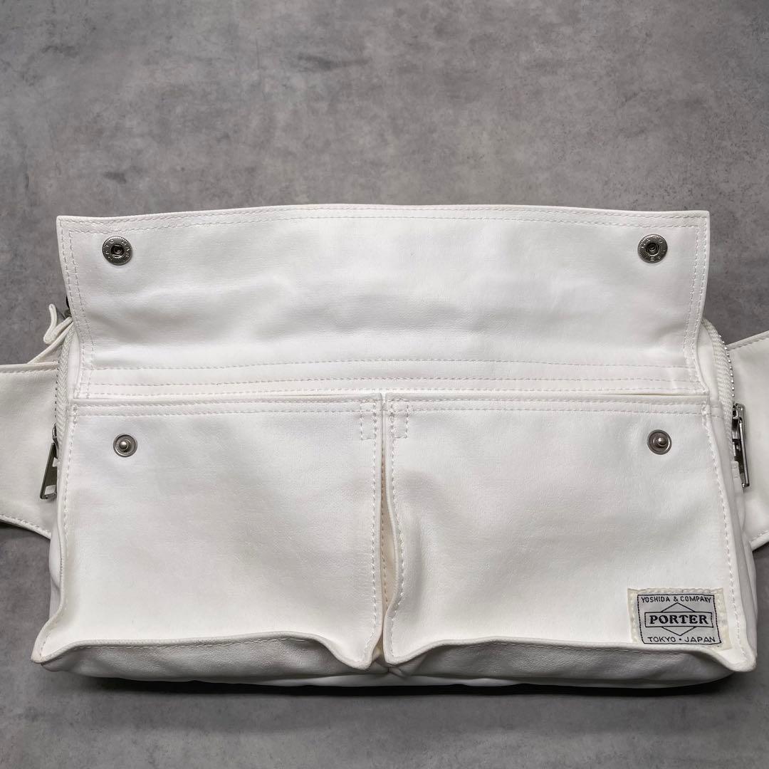 バッグ PORTER FREE STYLE Waist Bag White