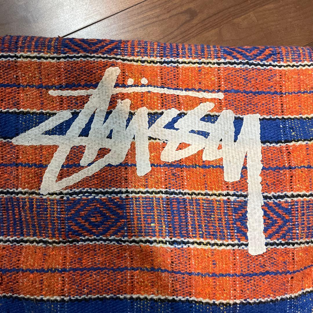 【希少】STUSSY 大判メキシカンラグ マット ブランケット