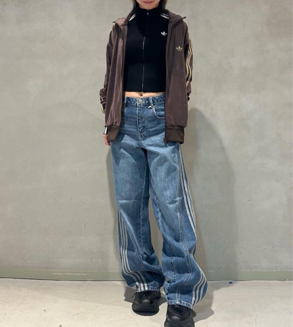 adidas ファイヤーバードトラックジャケット　ベロア originals