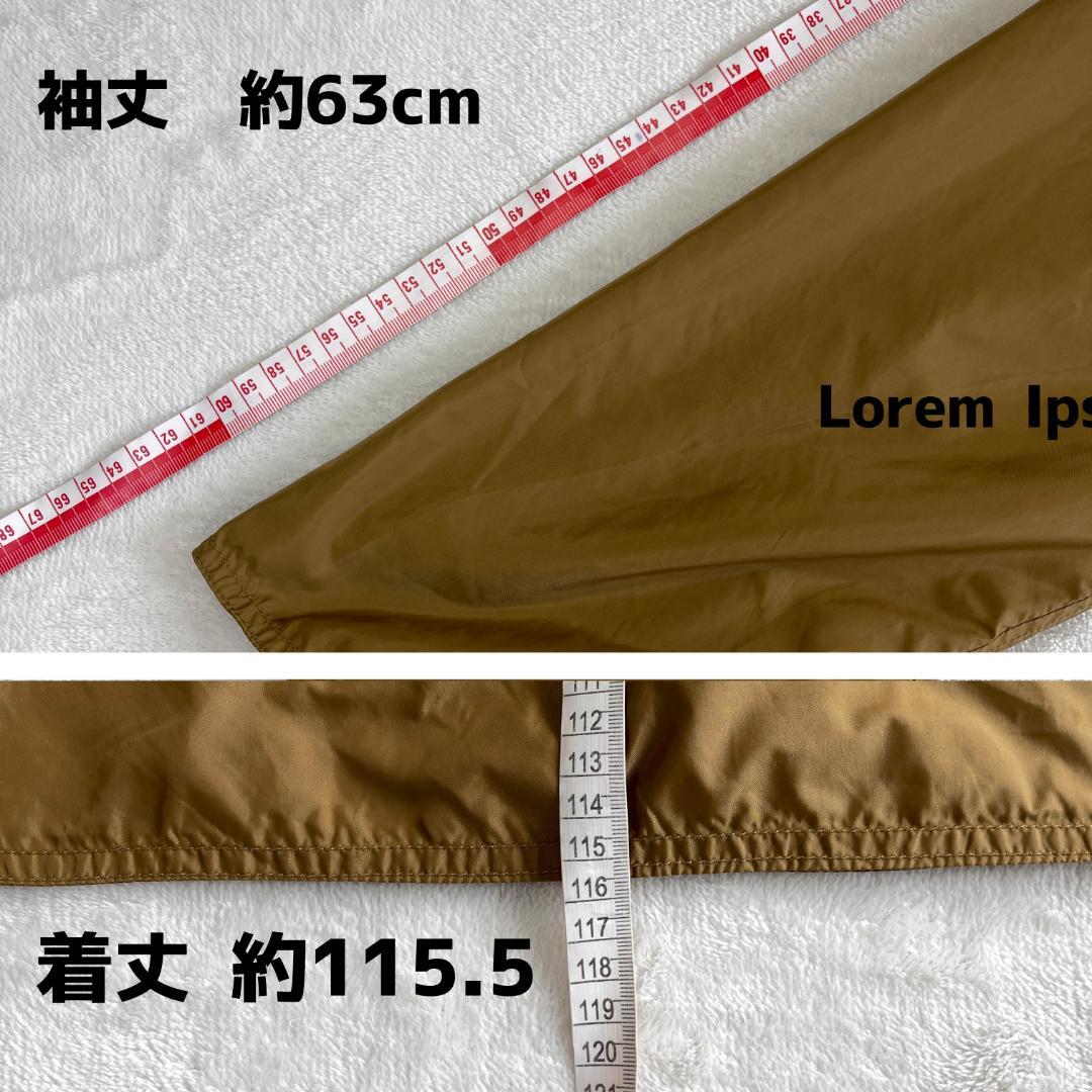 45R　ナイロントレンチコート　カーキ　ベージュ