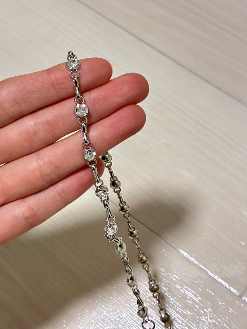 【大人気】elmyu ファーポンチョカーデ×チェーンワンピset パーティー白