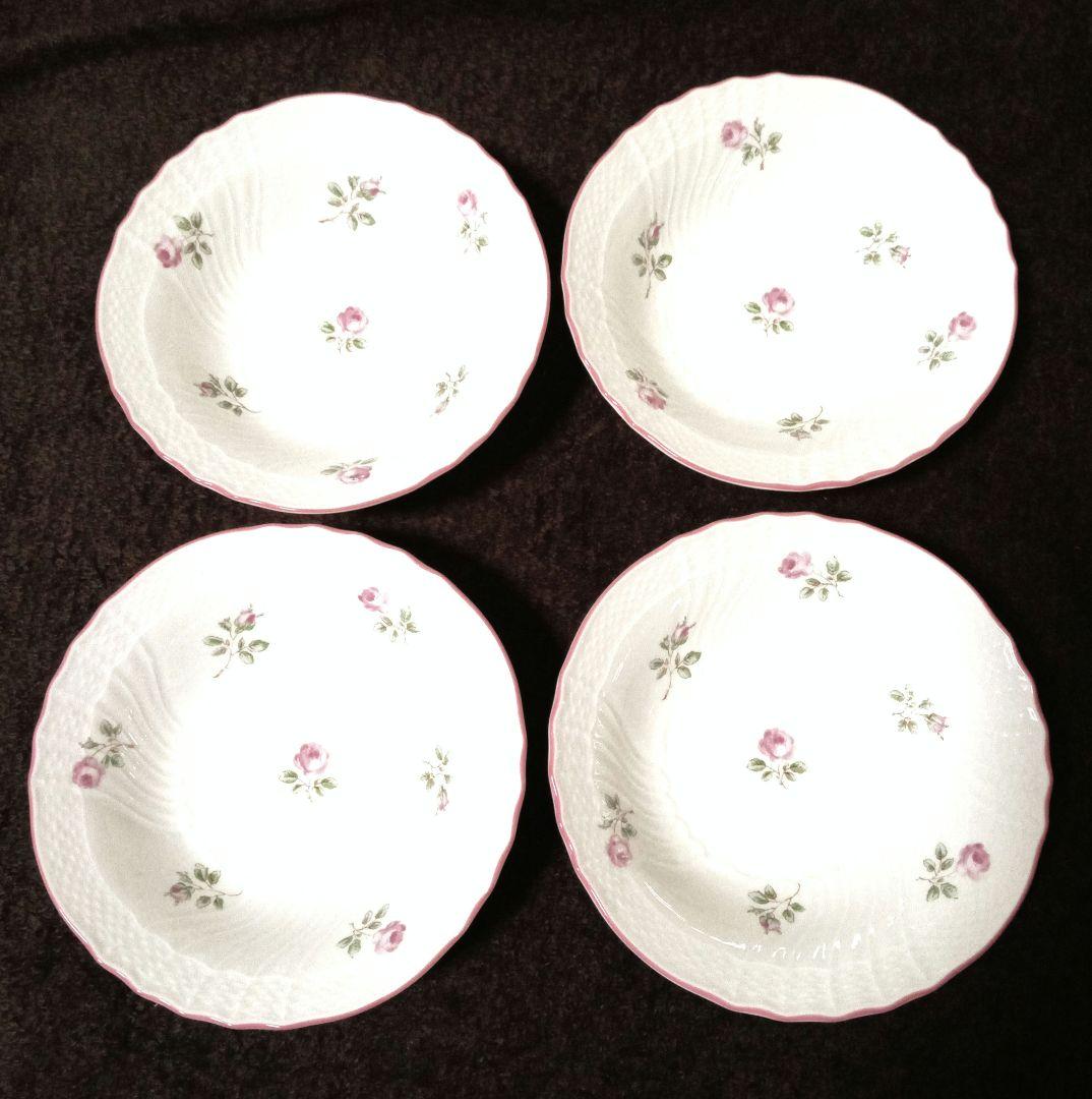 【週末セール☆最終お値下げ中】リチャードジノリ　フルーツソーサー　4枚セット