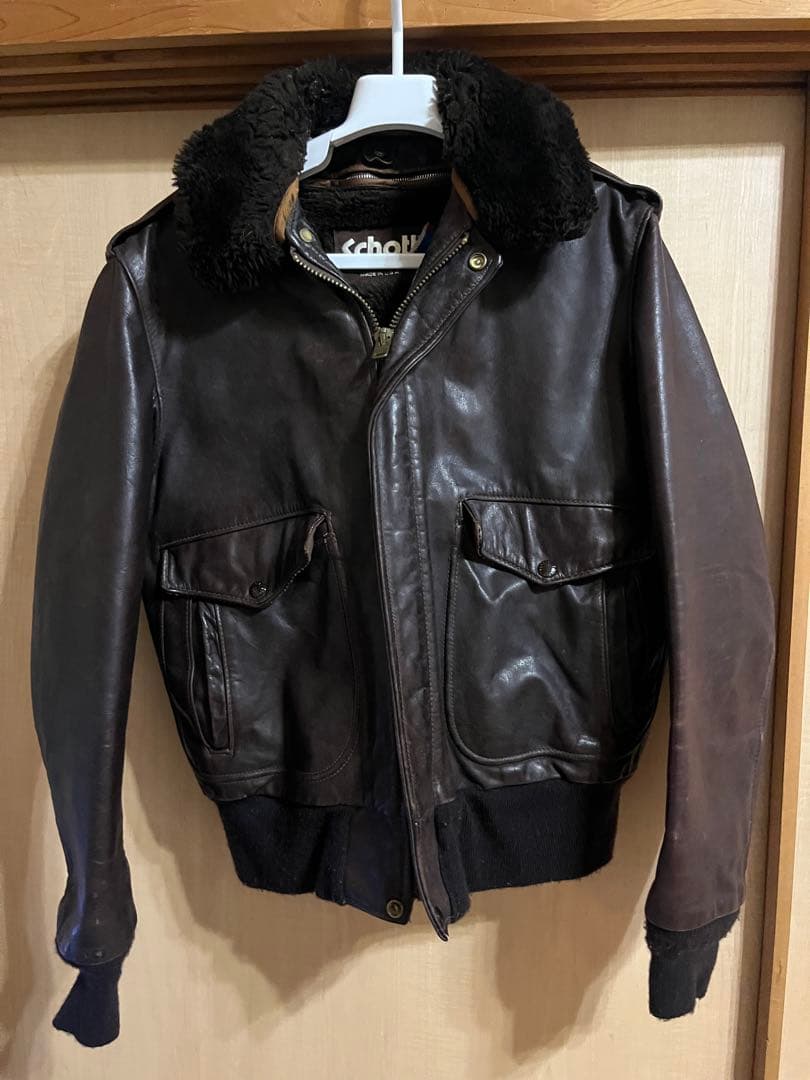 最終値下げ！Schott ダークブラウン ジャケット