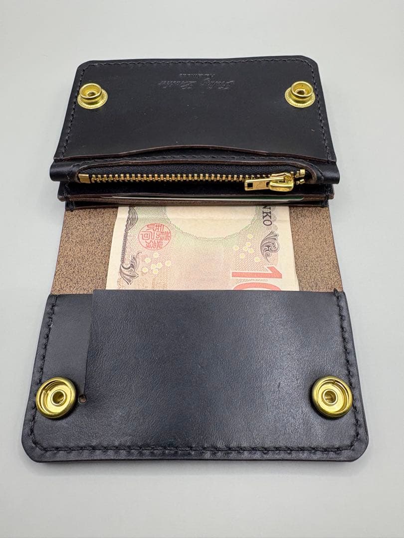 ショートトラッカーウォレット　HORWEEN　クロムエクセル(ホーウィン社)②