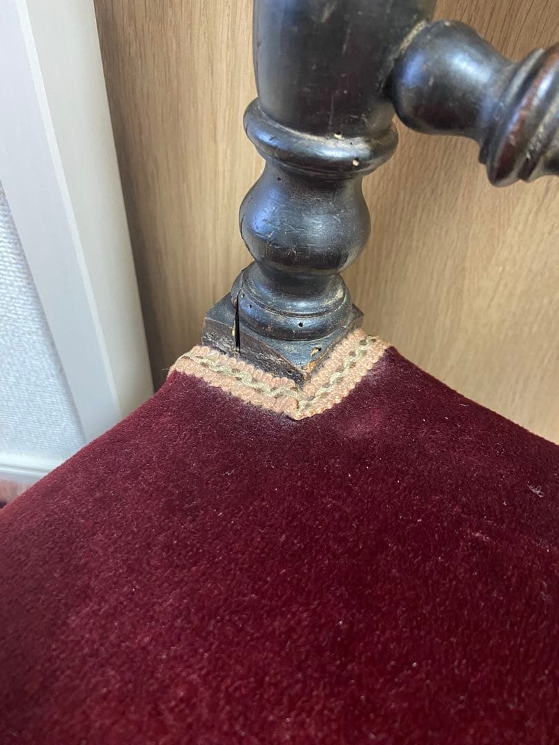 フランスアンティーク チャーチチェア お祈り椅子 祈祷 教会 キリスト 礼拝