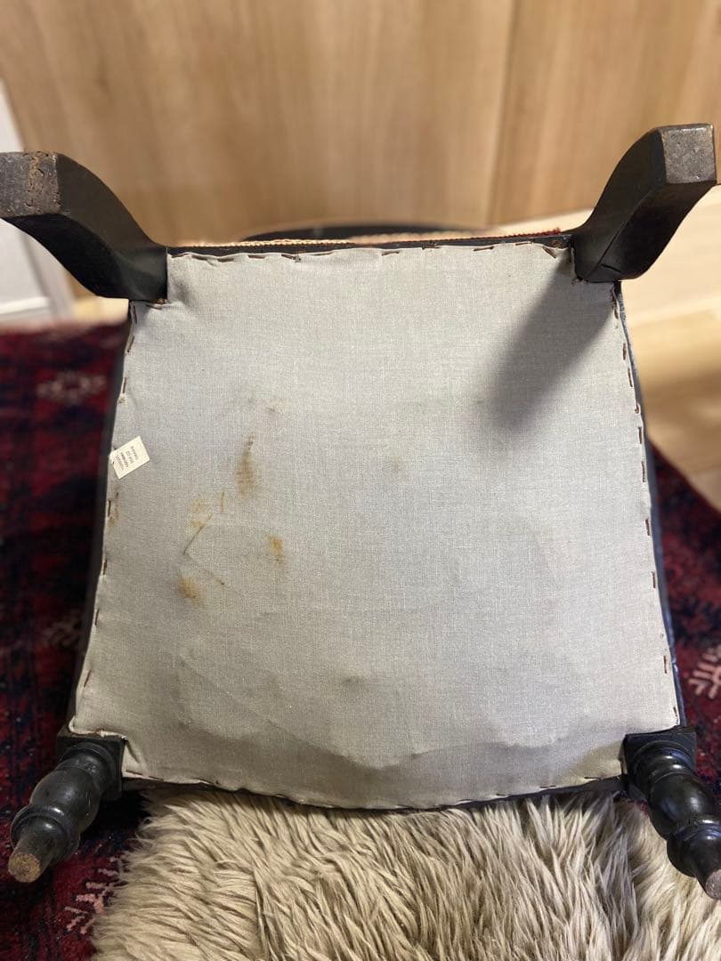 フランスアンティーク チャーチチェア お祈り椅子 祈祷 教会 キリスト 礼拝