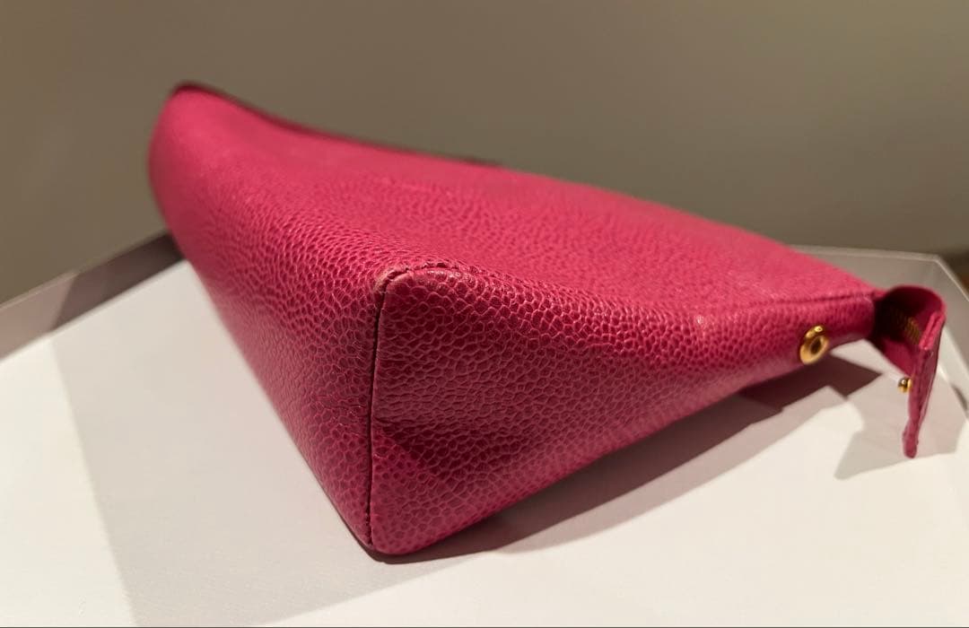 CHANEL ピンク　ポーチ