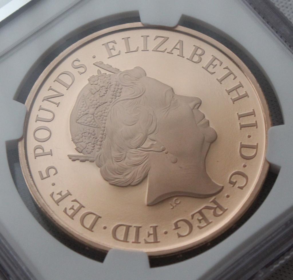 2021年イギリス アルフレッド ザ グレート ￡5 金貨 NGC PF70UC