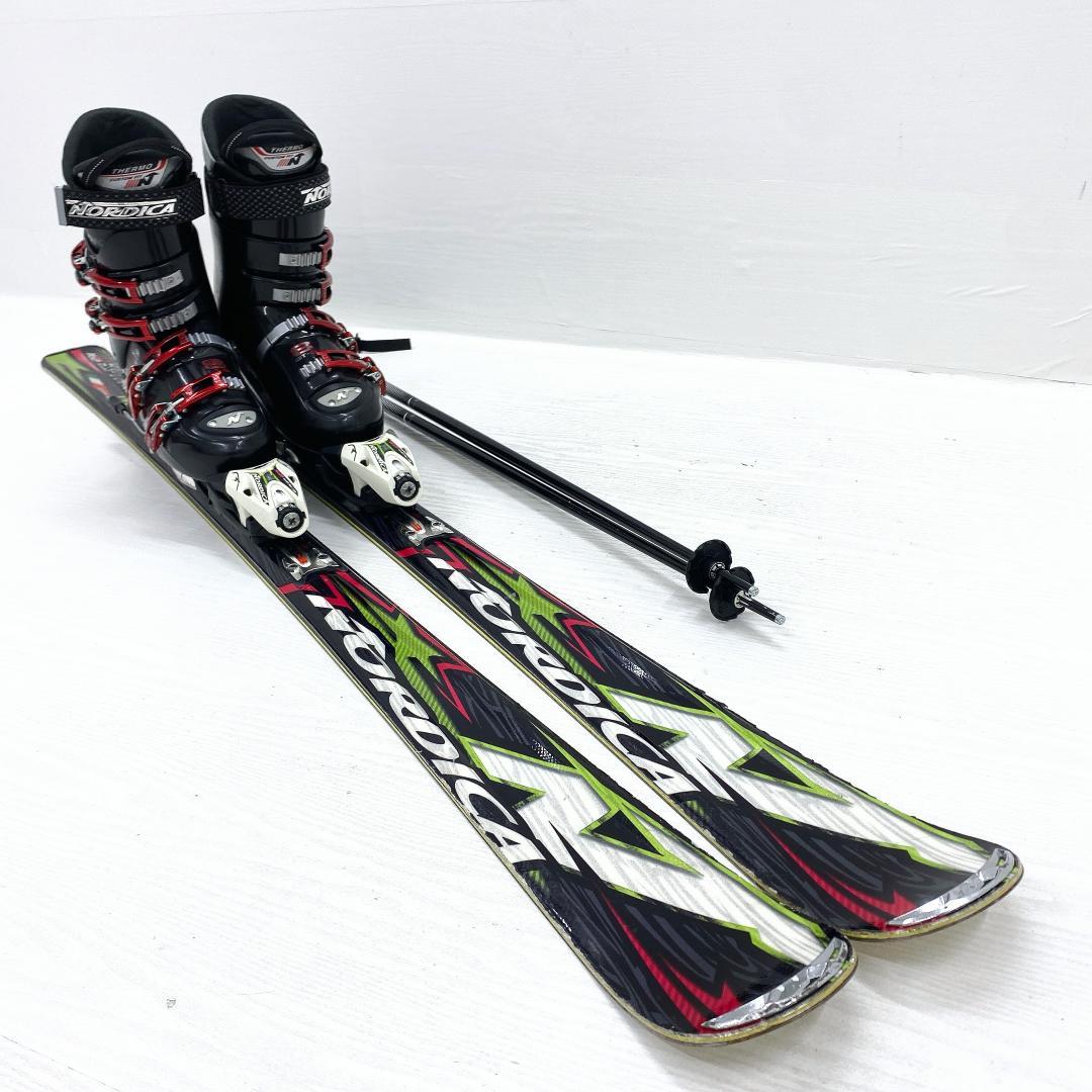 NORDICA ノルディカ スキー セット 162cm 27～27.5cm 板