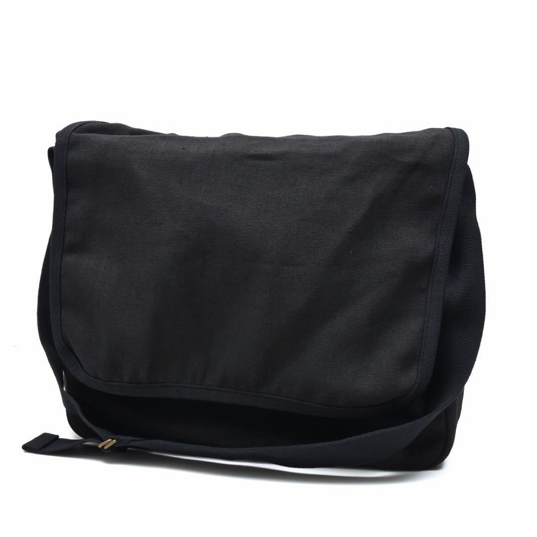 COMOLI HEMP DUCK SHOULDER BAG タグ付き