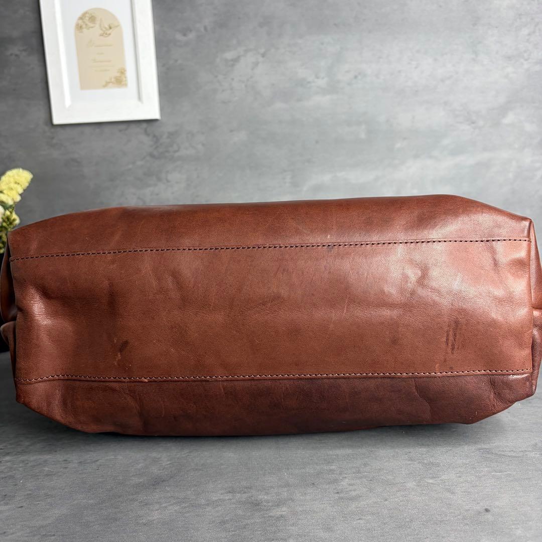 【激レア】GANZO サケット4 馬革 トートバッグ A4可 本革 ブラウン