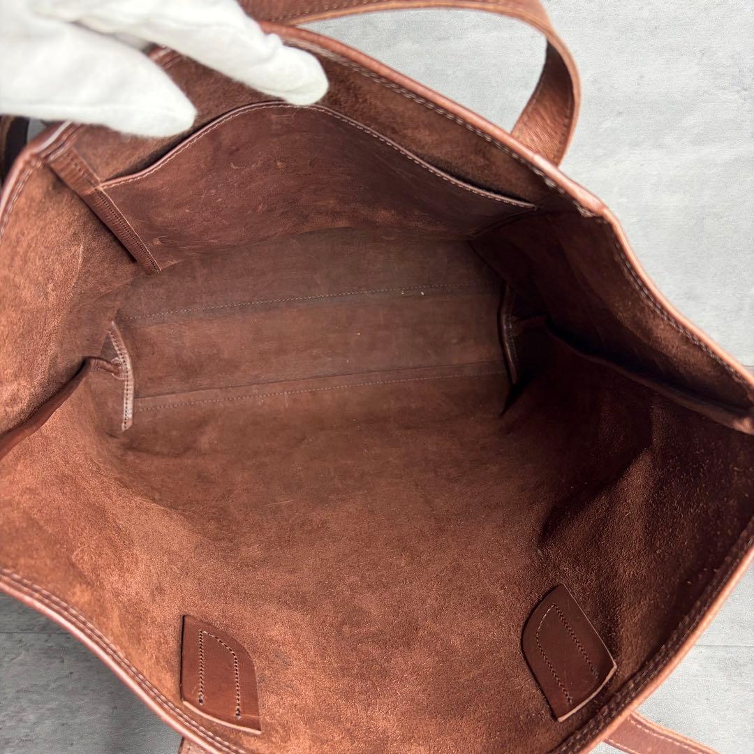 【激レア】GANZO サケット4 馬革 トートバッグ A4可 本革 ブラウン