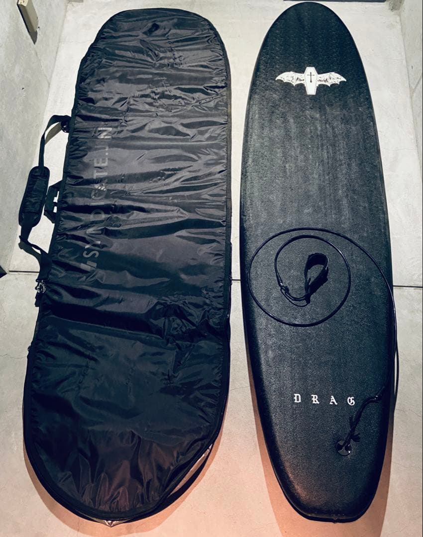 DRAG ドラッグ COFFIN THRUSTER 7'0 サーフボード&ケース