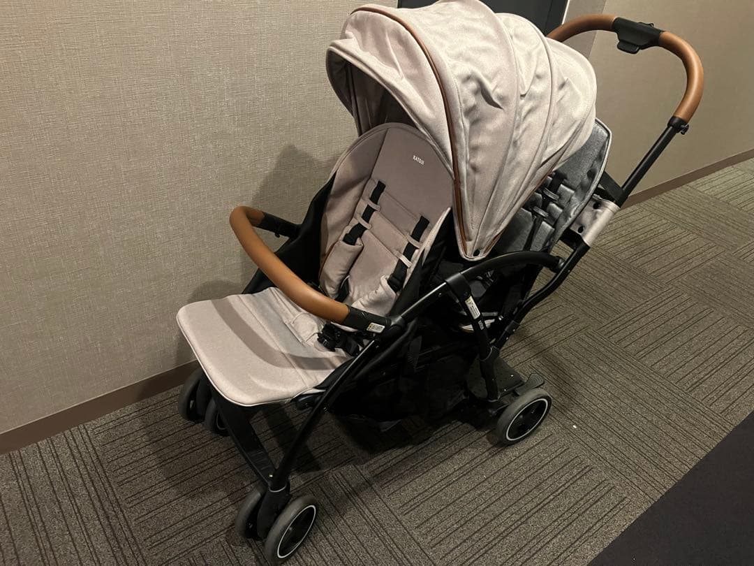 2人乗りベビーカー 2-Seater next ロイヤルベージュ リアシート付