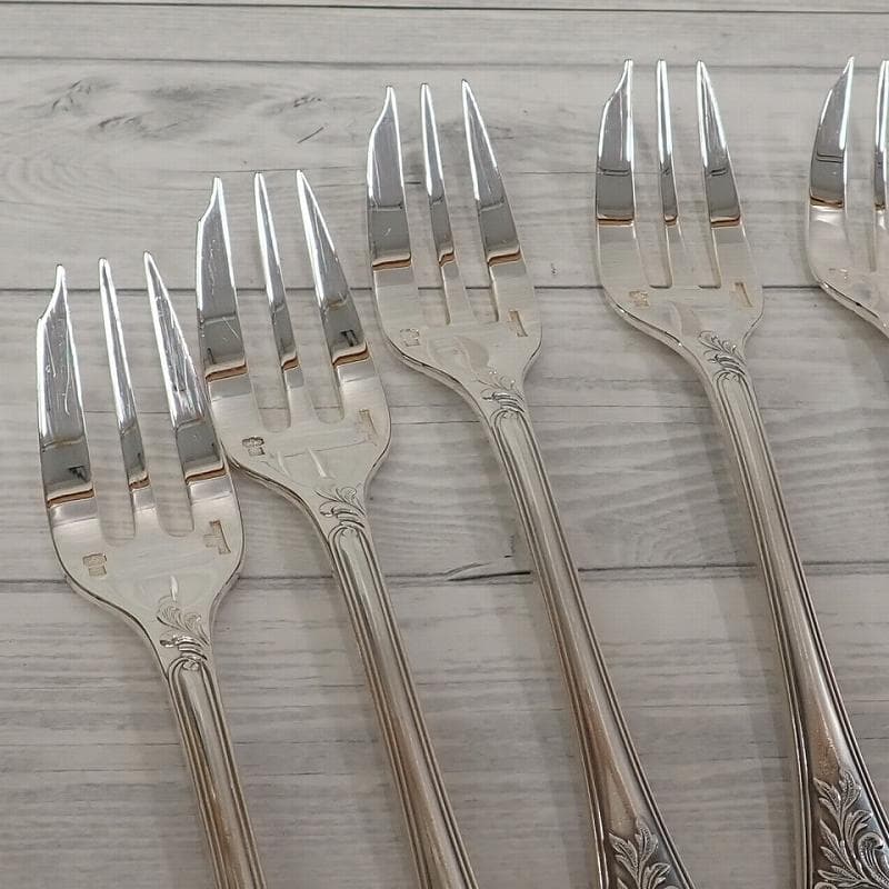 RU-6003　クリストフル　マルリー　ケーキフォーク　シルバーコーティング