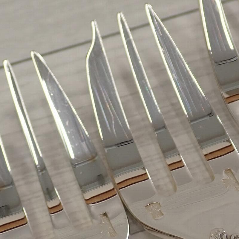 RU-6003　クリストフル　マルリー　ケーキフォーク　シルバーコーティング