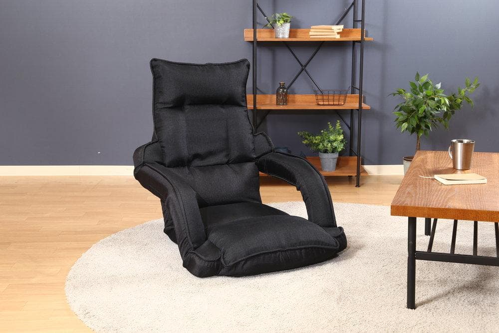 《新品・送料無料》リクライニング座椅子　モコ　ＢＫ