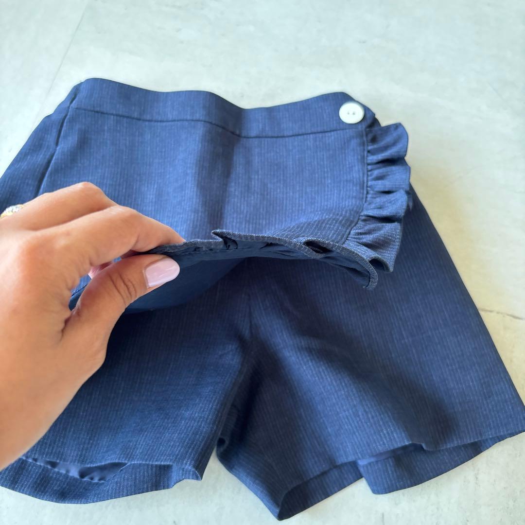 ギンザノサエグサ　ブラウス　キュロット　セット　お受験　120