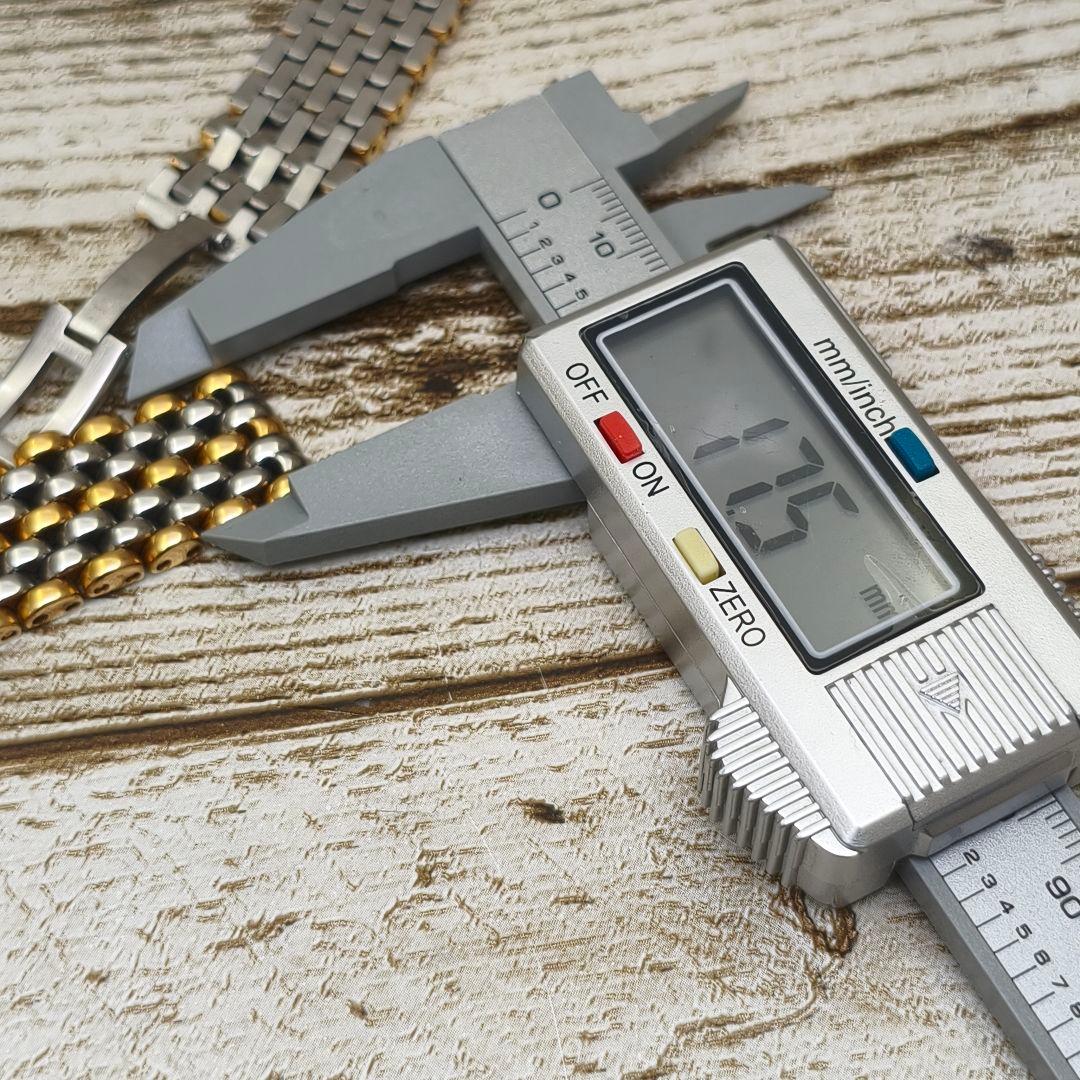 腕時計のバンド 　バーバリー LONDON　ステンレス　金銀コンビ　17.5MM