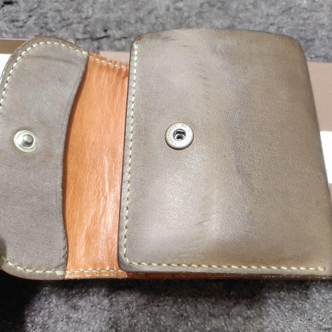 n*u様 W5 墨染クロコダイル ショートウォレット